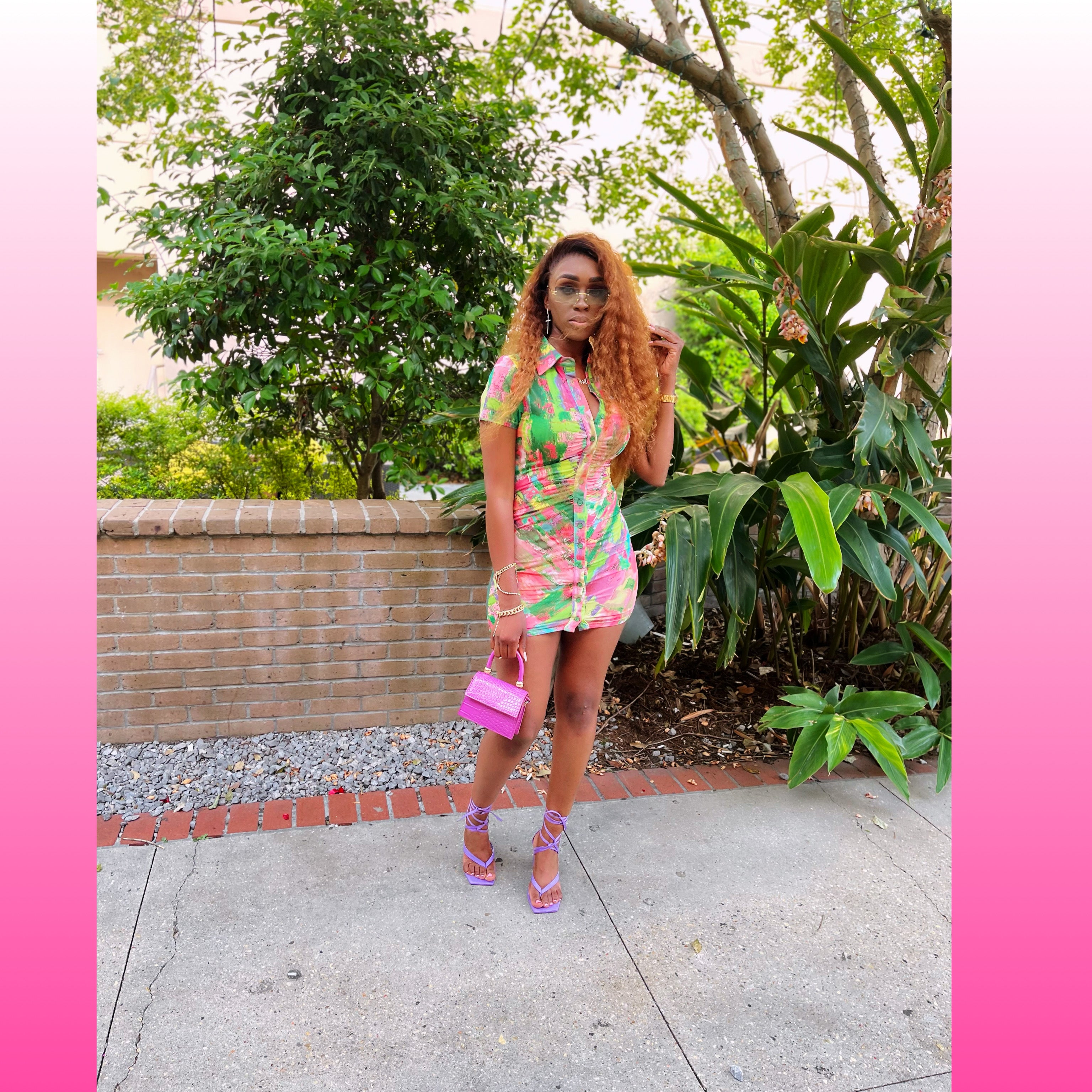 A Burst of Color Dress